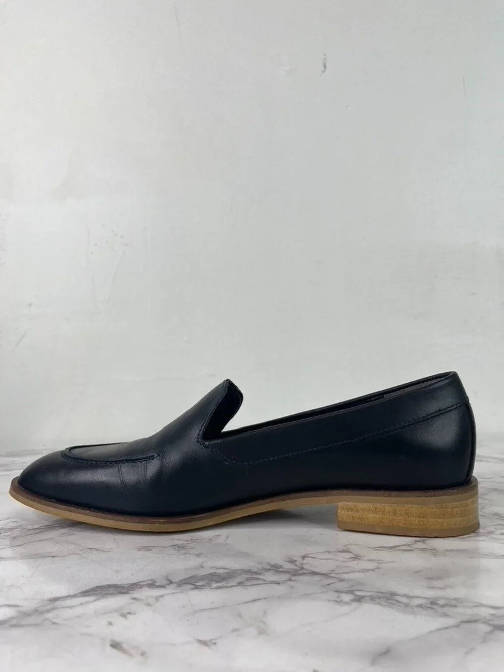 Everlane Women's Midnight Black The Modern Leather Loafer Sz 9
